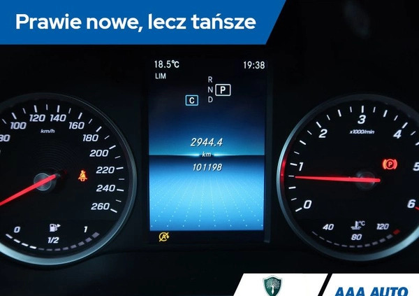 Mercedes-Benz Klasa C cena 90000 przebieg: 101195, rok produkcji 2018 z Murowana Goślina małe 254